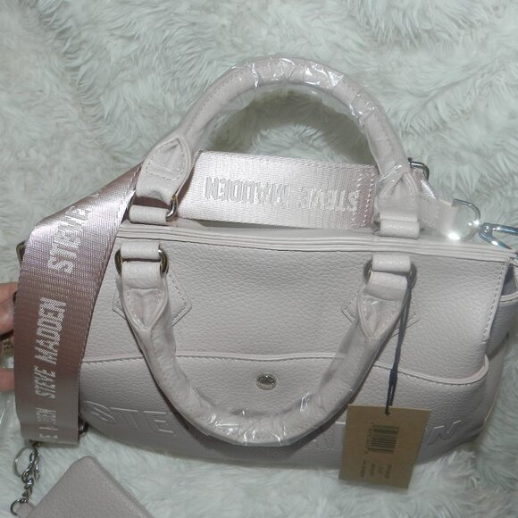 Steve Madden Pebble Grain Leather Satchel🆕SHIPS FAST😮💨⚡🚚 - Picture 9 of 16